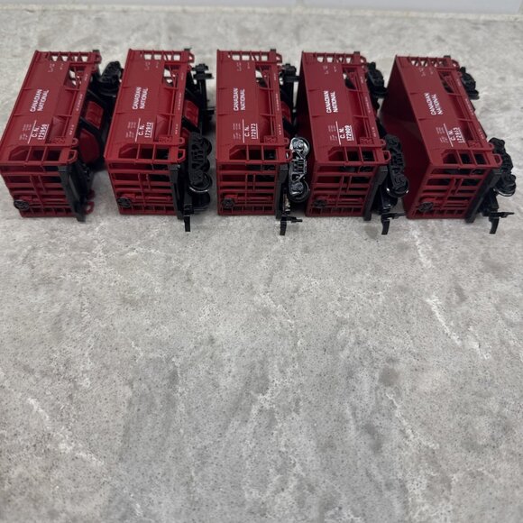 Vintage Canadian National HO Hopper Car Lot of 5: 172950, 172912, 172973, 172909 - Picture 2 of 5
